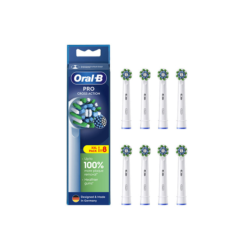 Varuharjad ORAL-B Cross Action White PRO XXL, 8tk