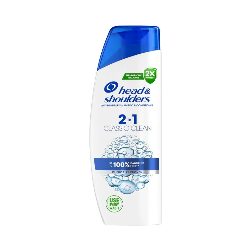 Šampoon Classic Clean 2in1, HEAD & SHOULDERS, 330ml