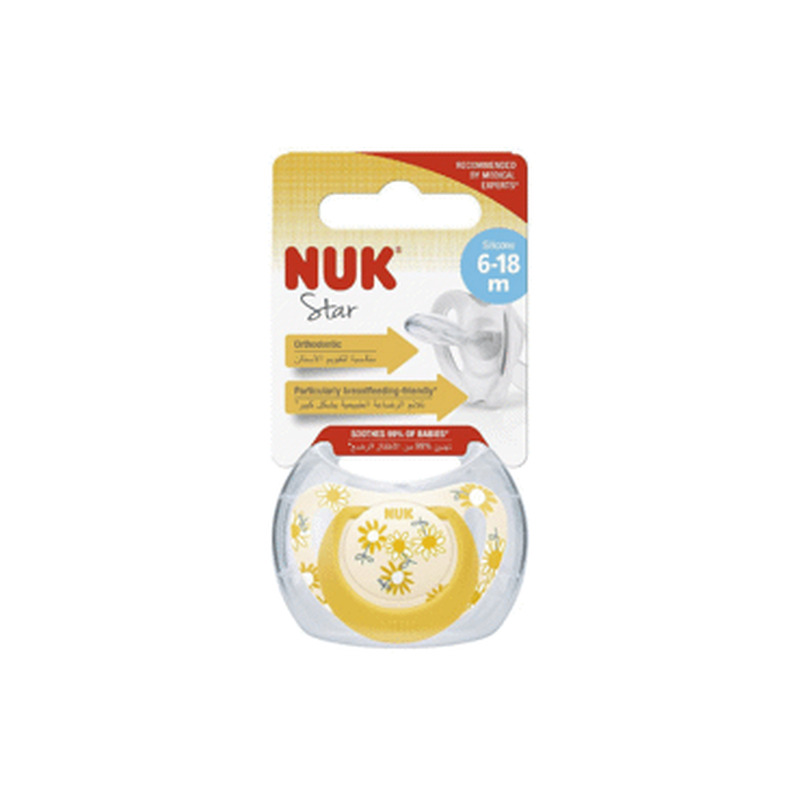 Latekslutt NUK Star 6-18k