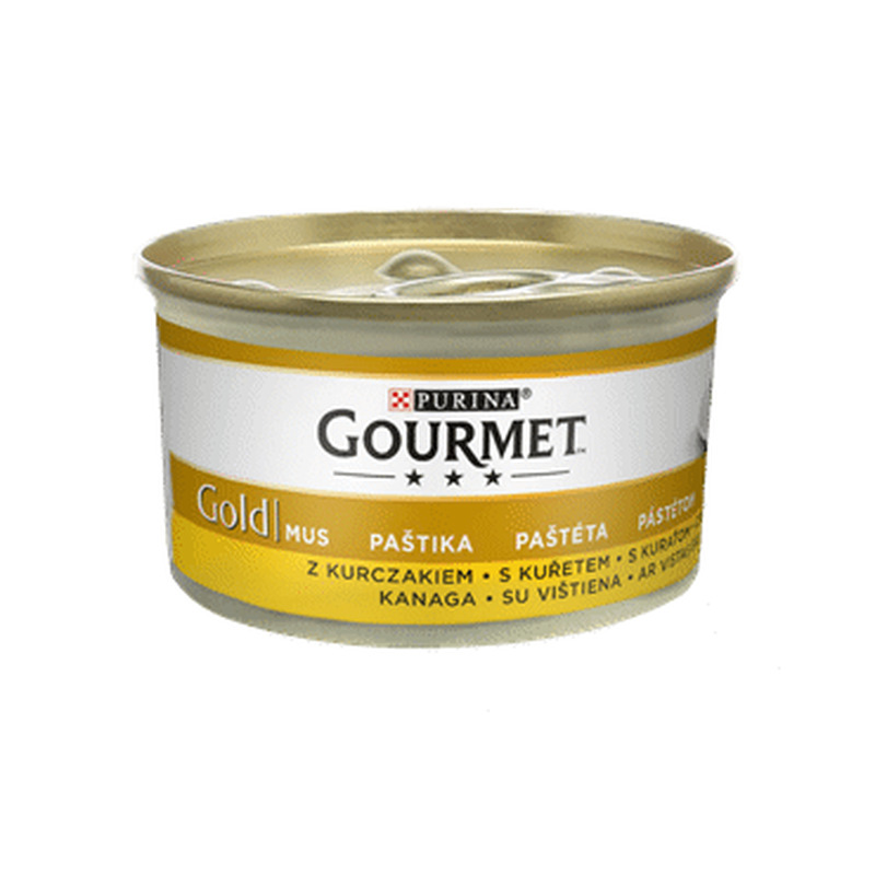 Kanapasteet kassidele GOURMET GOLD 85g