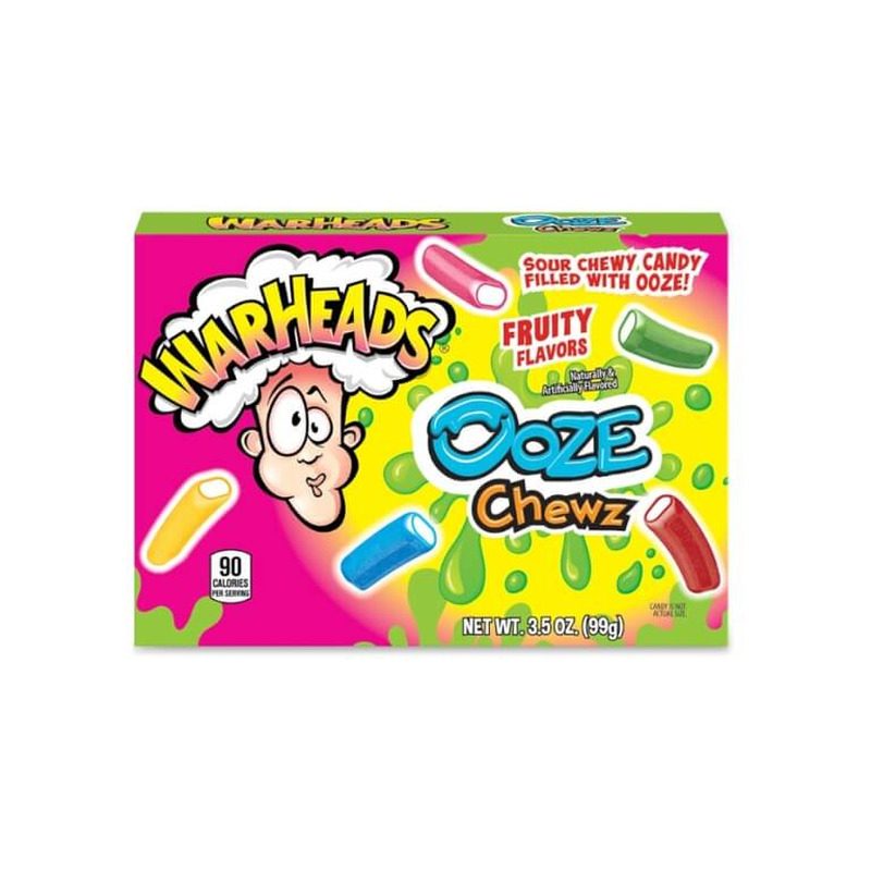 Närimiskommid hapu täidisega, Warheads Ooze Chewz, 99g