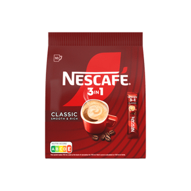Lahustuv kohvijook NESCAFÉ® 3in1 CLASSIC 10x16.5g