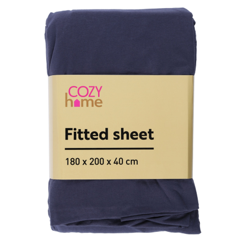 Kummiga voodilina Cozy home 180x200x40cm SS25