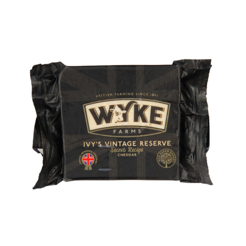 Inglise kõva juust Wyke Farms Cheddar Ivy's Vintage kuni 18 kuud laagerduv 200g
