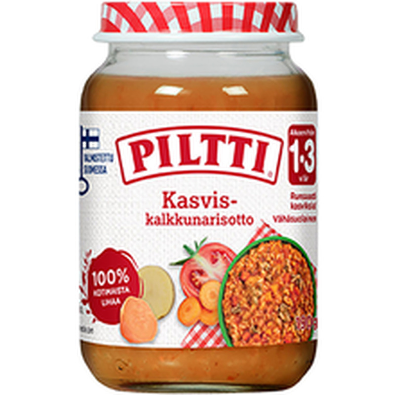 Piltti 190g Köögiv-kalkunirisotto 1-3a