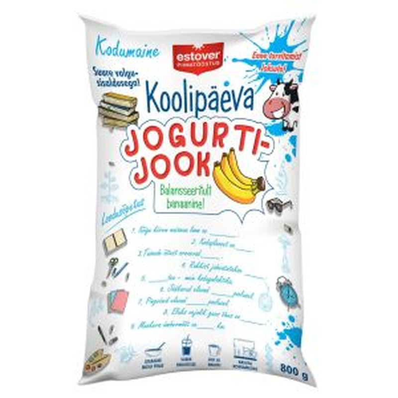Koolipäeva jogurtijook banaani 800g