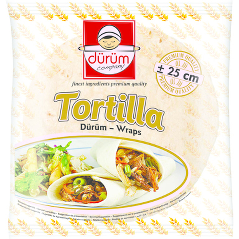 DÜRÜM COMPANY Nisutortillad 25cm 1,04kg (18tk)