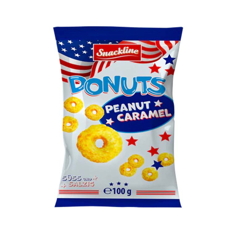 Pähkli-karamelli maisisnäkid, SNACKLINE, 100 g