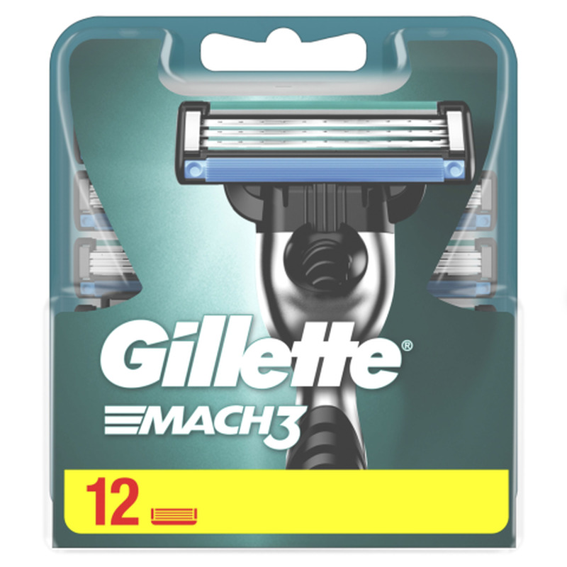 Žiletiterad Gillette mach 3 12tk