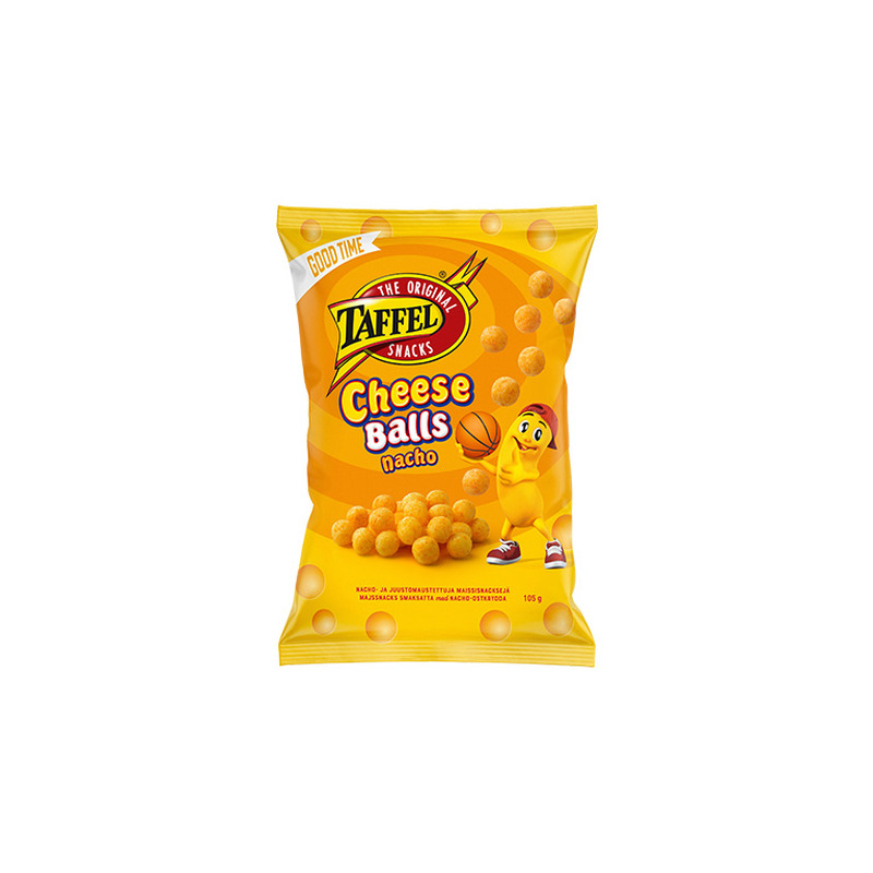 Maisisnäkid Taffel Cheese Balls Nacho 105g