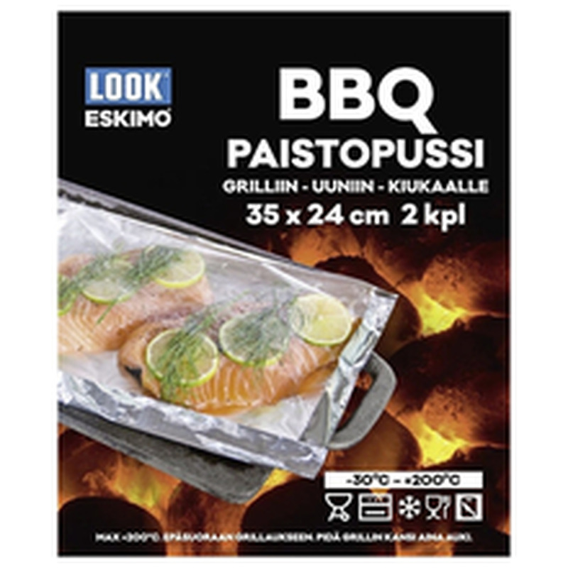 Küpsetuskott BBQ 24x35 cm 2 tk