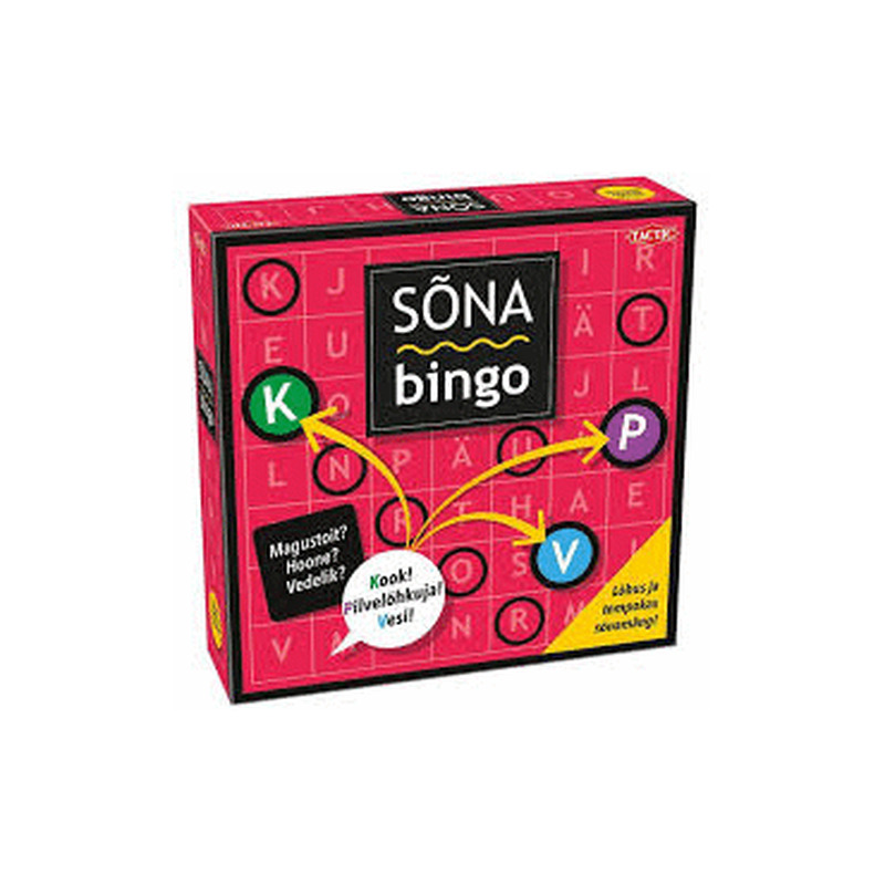 Lauamäng TACTIC Sõna Bingo