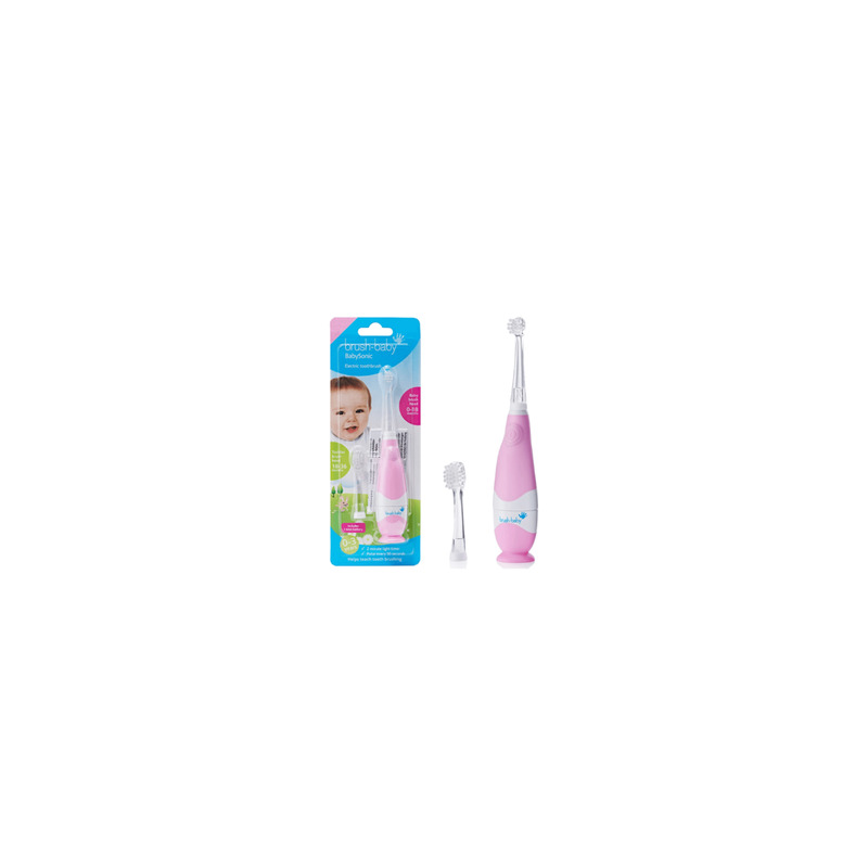 Brush-Baby Baby Sonic väikelaste elektriline hambahari roosa 0-3a