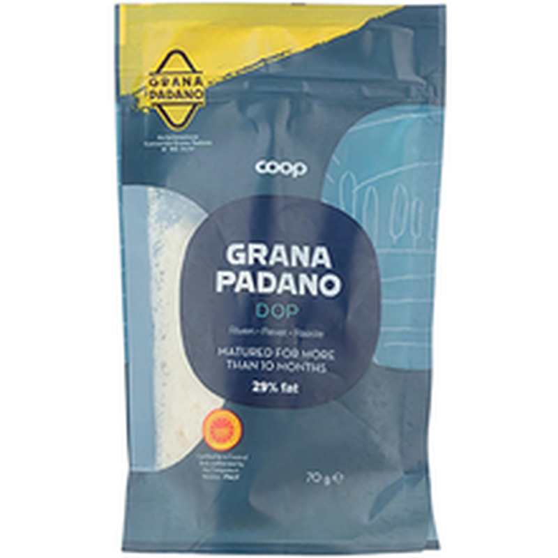 Coop Grana Padano riivjuust KPN, 29% rasva, 70g