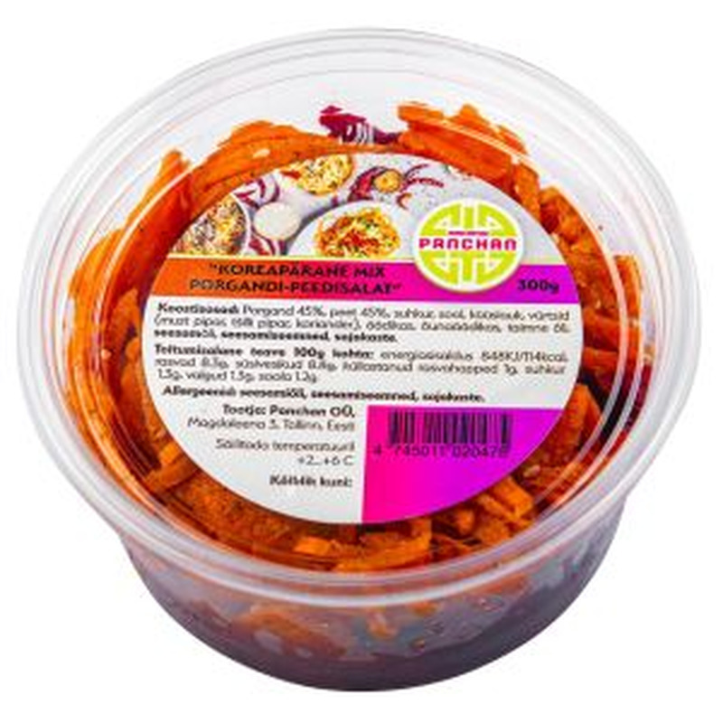 Koreapärane mix porgandi-peedisalat 300g
