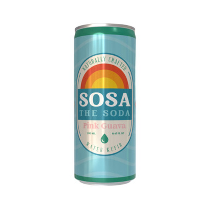 SOSA The Soda Water kefir Pink Guava 33cl (purk)