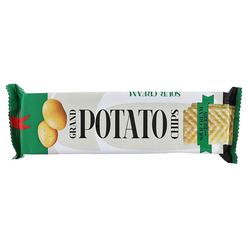 Grand Chips Kartulivahvel Hapukoore- ja tillimaitseline 60g Balsnack