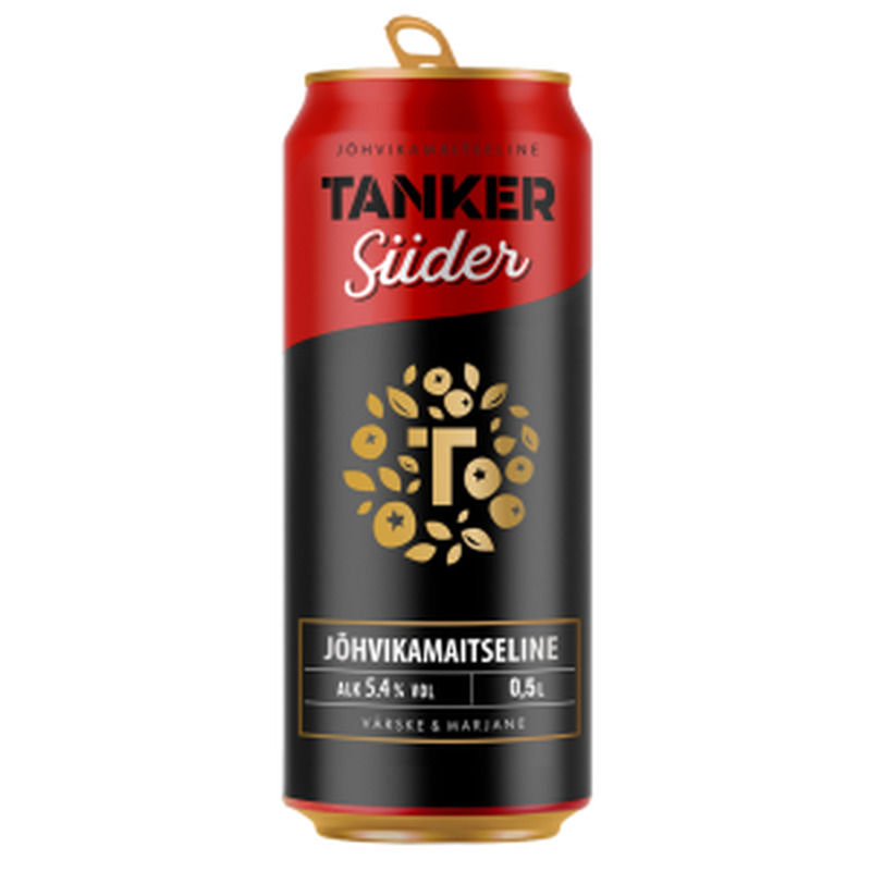 Tanker siider jõhvikamaitseline5.4% 0.5L