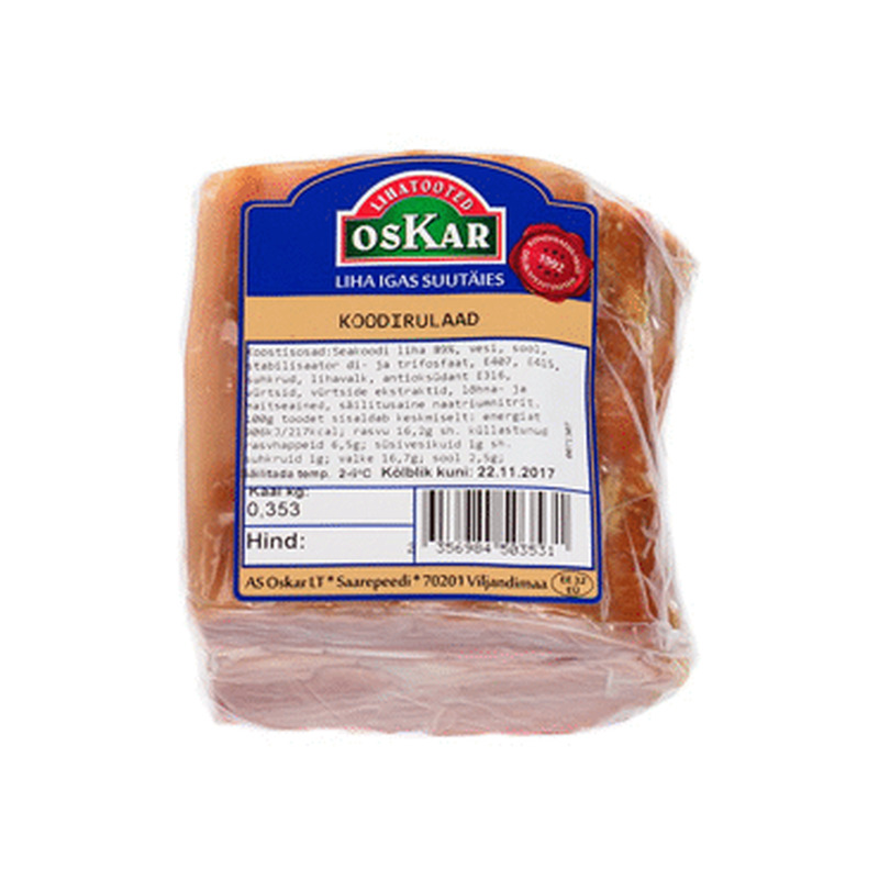 Koodirulaad OSKAR,kg