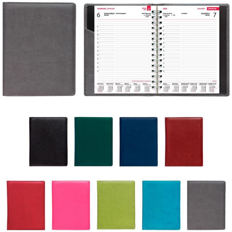 Boss Päev A5, spiraalköide, comfort kaaned, SULEMEES, 1 tk