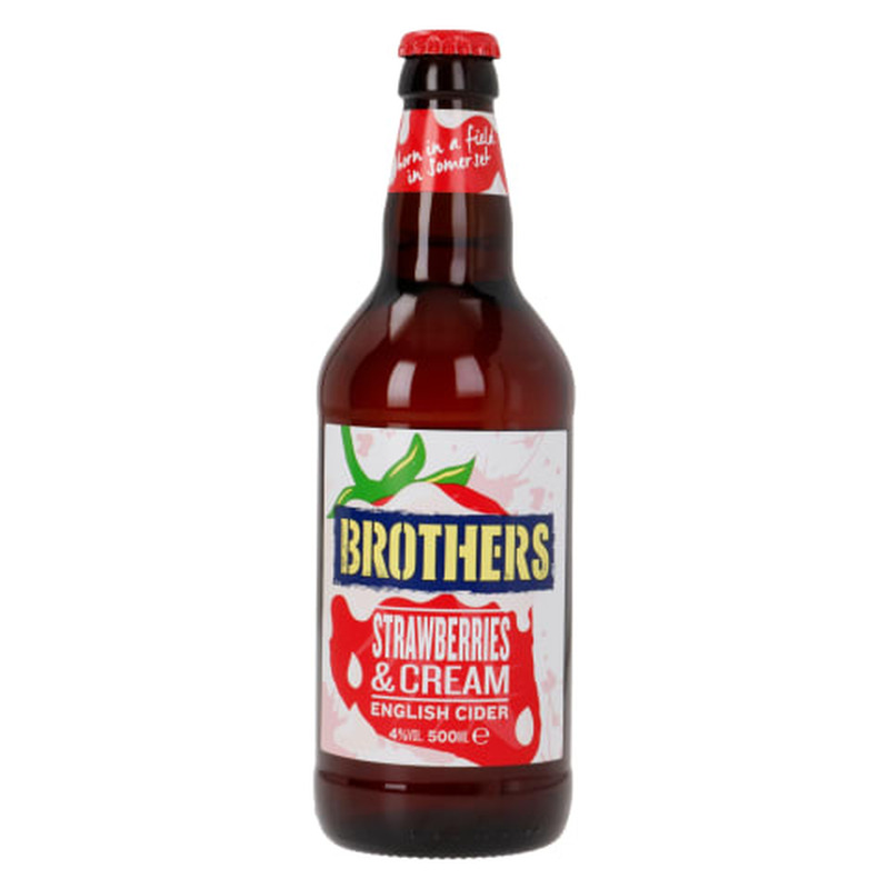 Siider Brothers Strawberries & Cream flavour 4%vol 0,5l