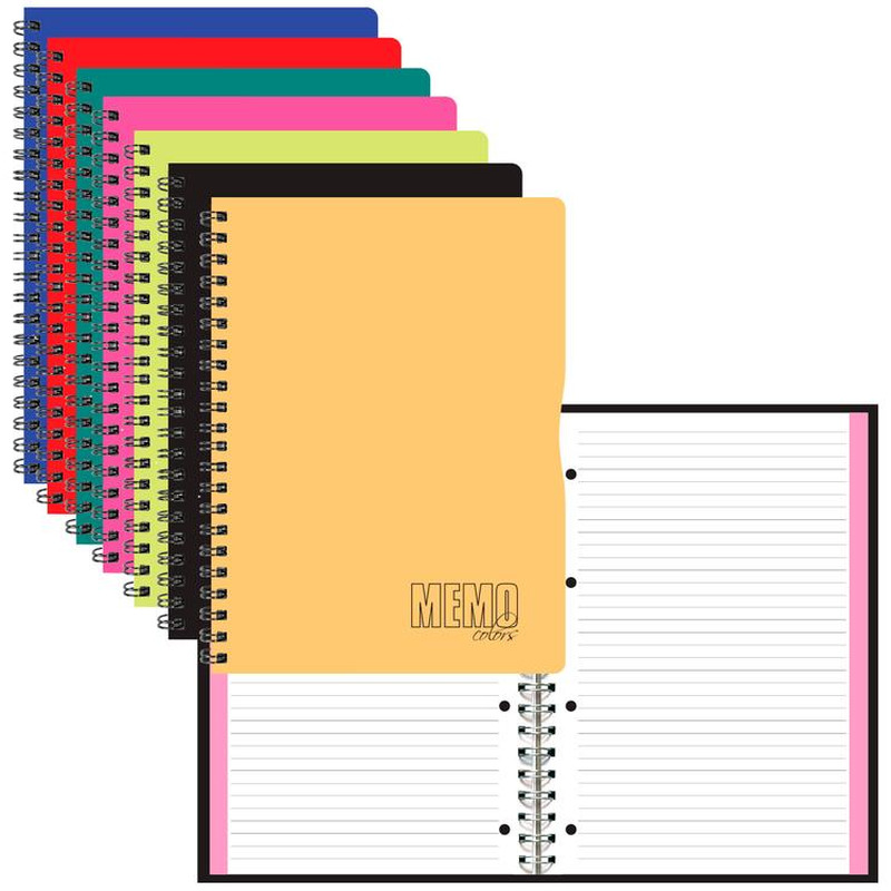 Spiraalaustik Memo Colour, SULEMEES, 80 lehte, joon