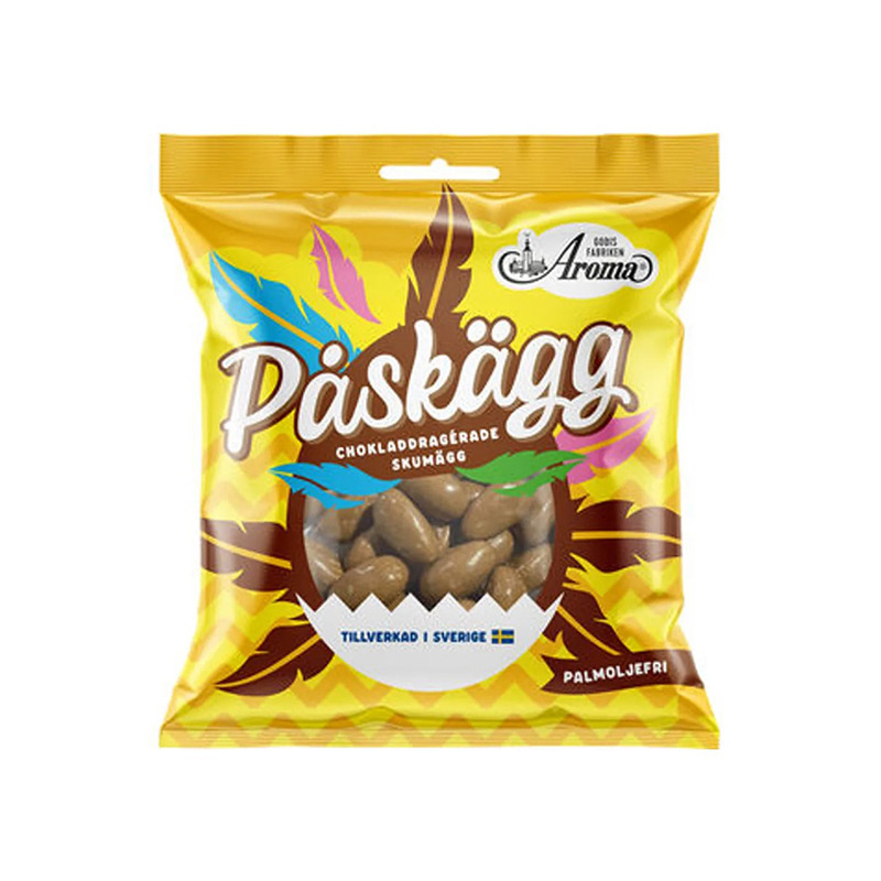 Aroma lihavõtte šokolaadikattega vahukommid 90g