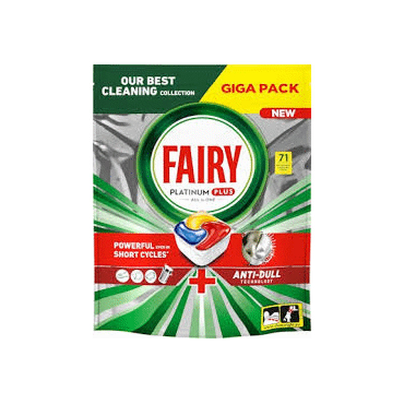 Kapslid FAIRY Platinum+ Lemon 71tk