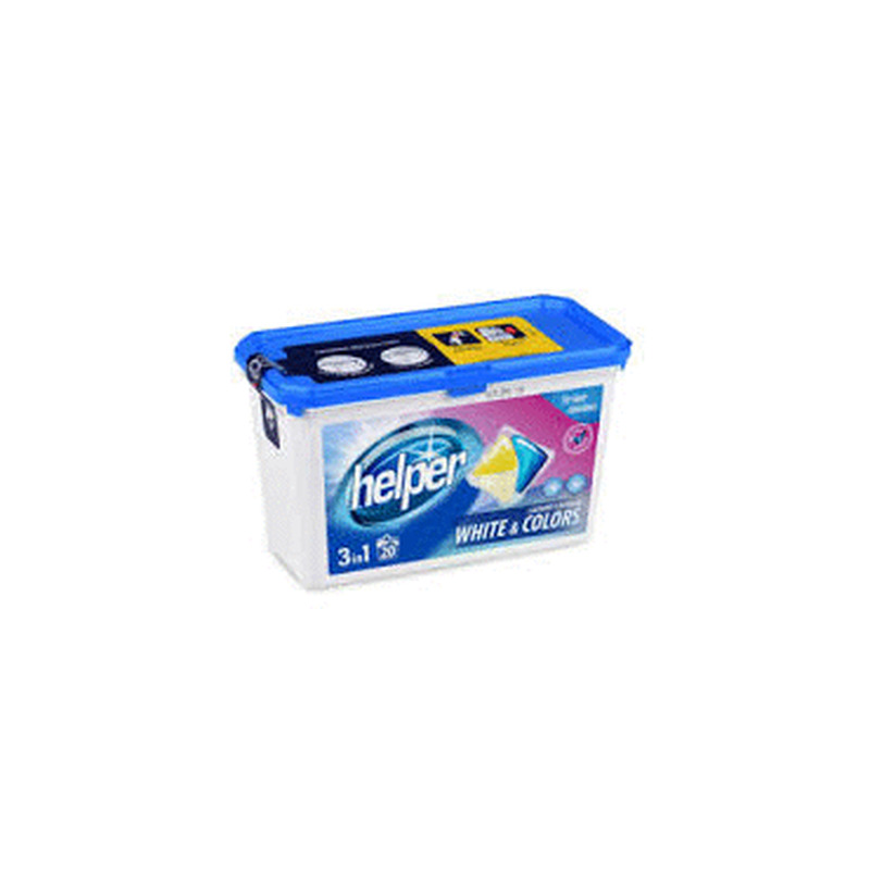 Pesukapslid HELPER White+Color 20tk