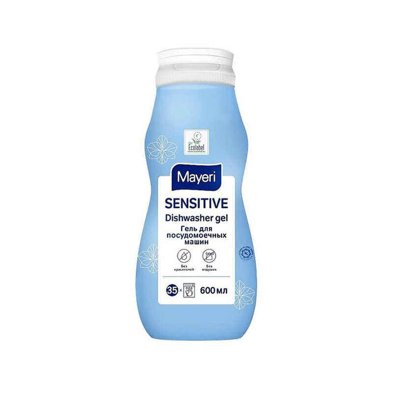 Nõudepesumasinageel Sensitive All in One, MAYERI, 600ml