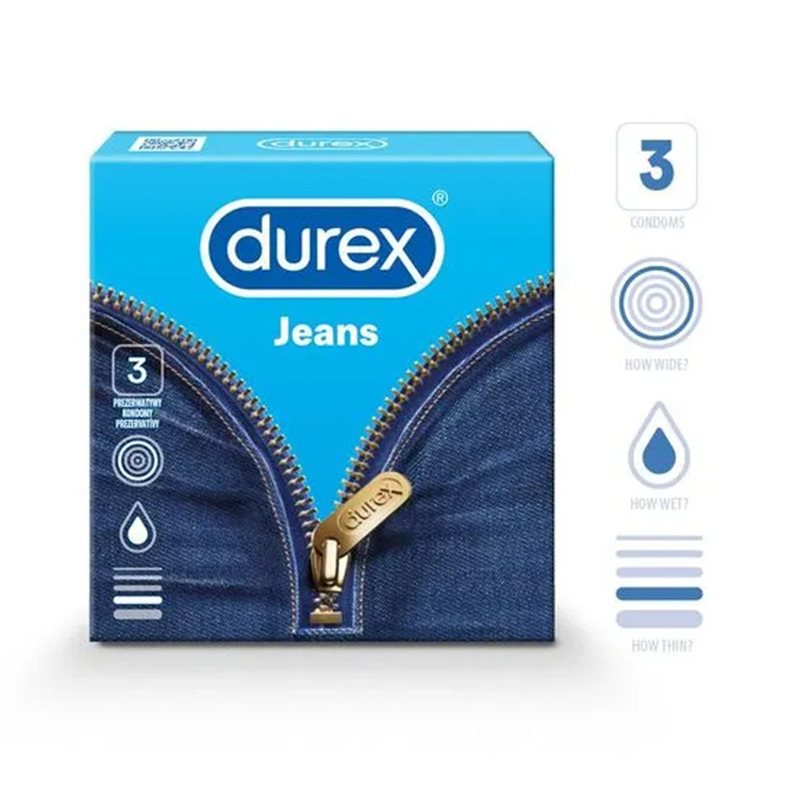 Kondoomid Durex Jeans 3tk