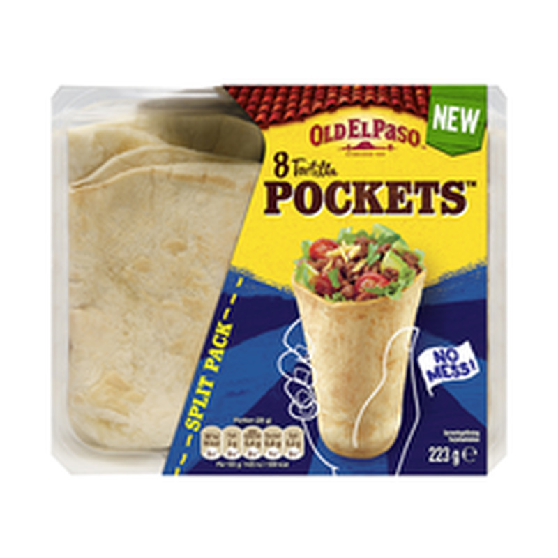 Old El Paso tortiljataskud, 8 tk 223 g