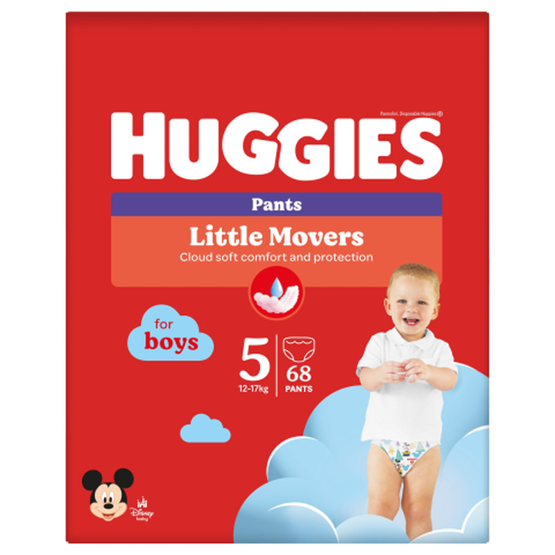 Püksmähkmed Huggies 5 boy 12-17kg 68tk