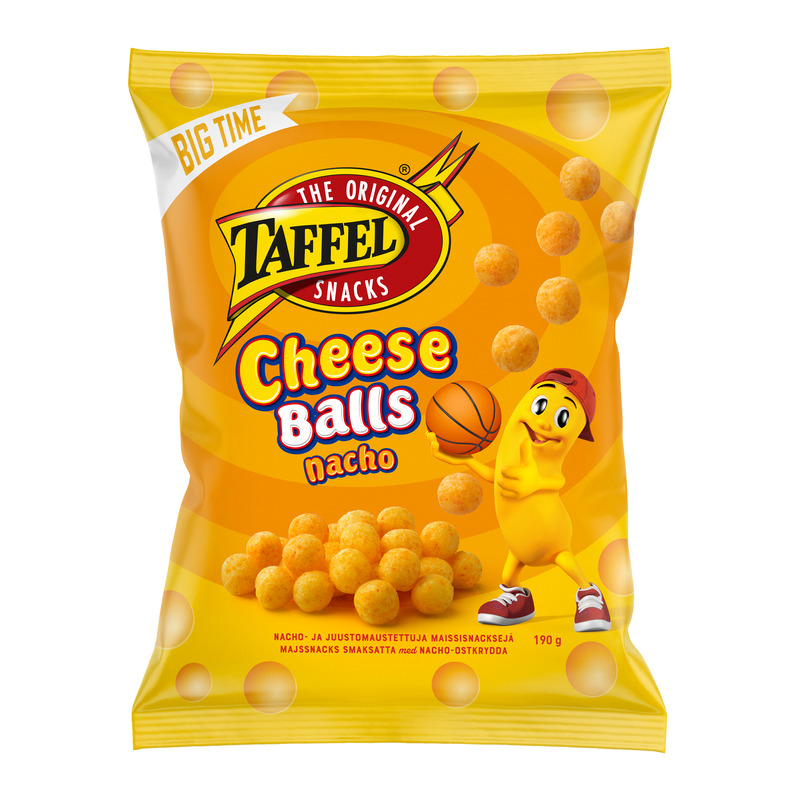 Taffel Cheese Balls Nacho maisisnäkid 190g