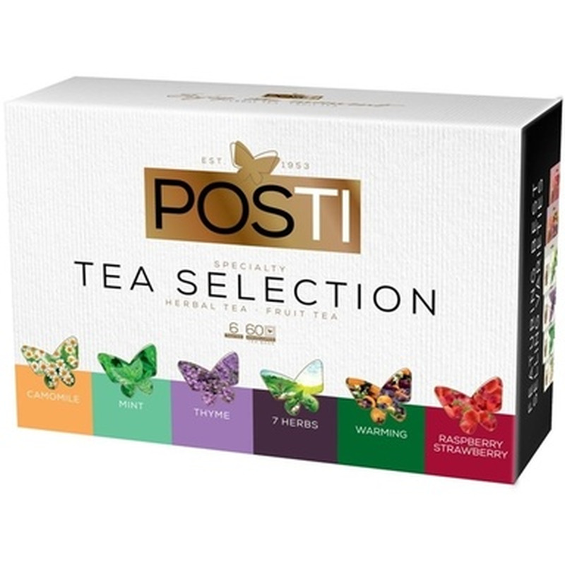 POSTI Tea Selection Herbal, Fruit tee assortii 105g (6x10)