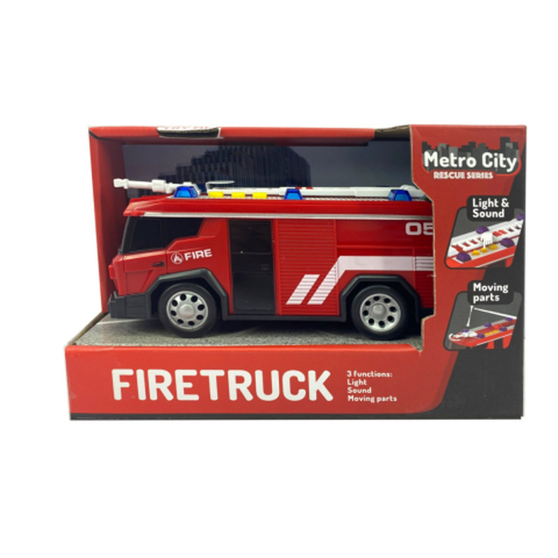 Tuletõrjeauto Metro City hääle ja tulega