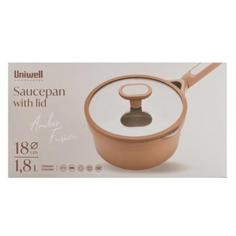 Kastmepott kaanega UNIWELL 18cm 1.8L