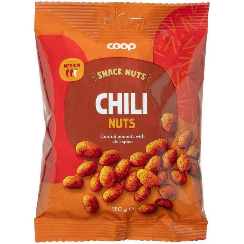 COOP chillimaitselised pähklid 150g