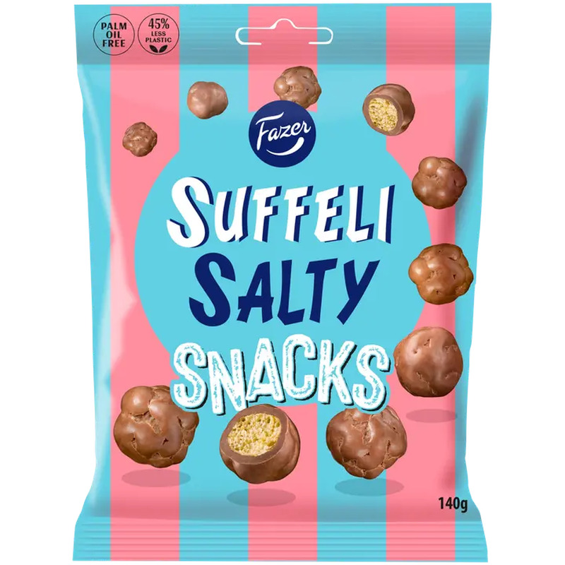 Fazer Suffeli Salty Snacks kommikott 140g