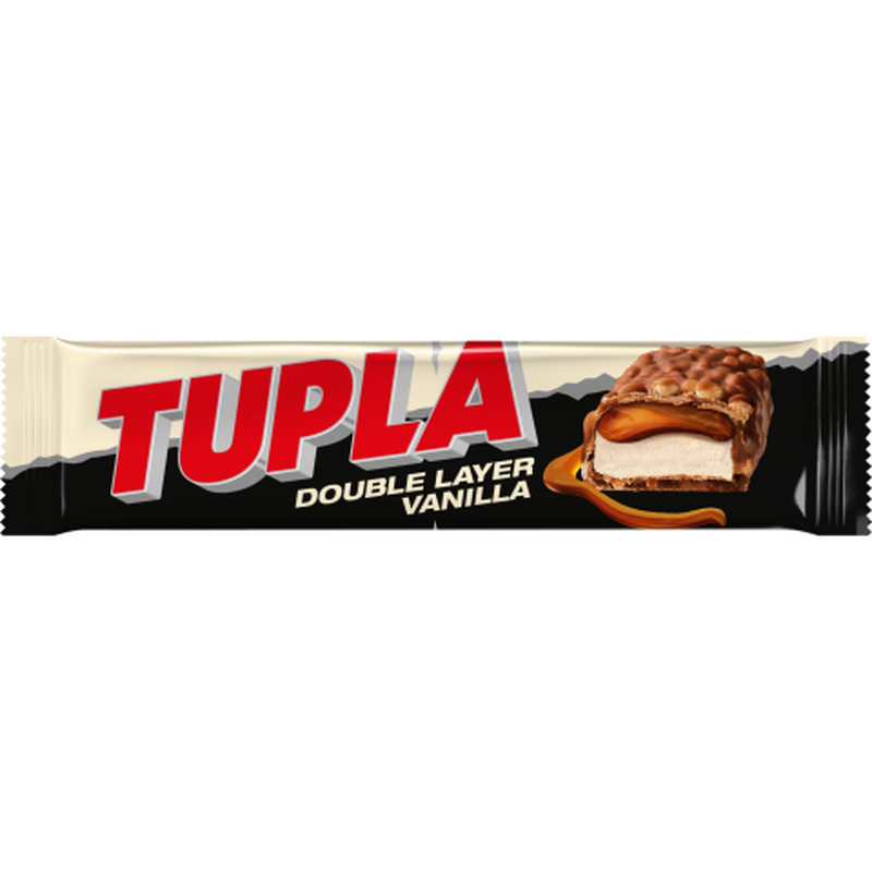 Šokolaadibatoon Double Layer Vanilla Tupla 48g