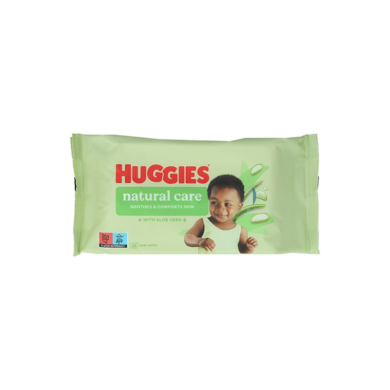 Niisked salvrätikud beebile Huggies Natural Care, 56tk