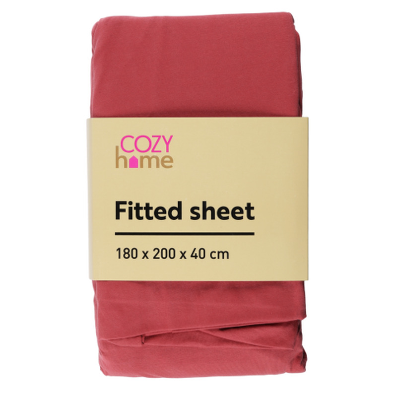 Kummiga voodilina Cozy home 180x200x40cm SS25