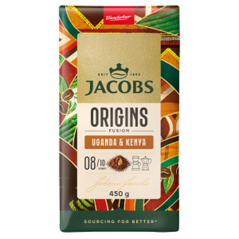 Jahvatataud kohv Uganda&Kenya Origins, JACOBS, 450 g