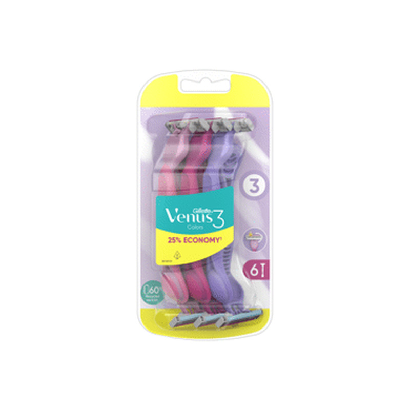 Raseerija VENUS 3 Simply Yellow 6tk