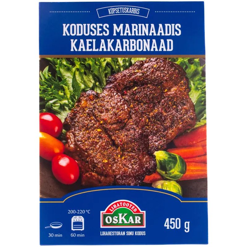 Oskar Koduses Marinaadis Kaelakarbonaad 450G