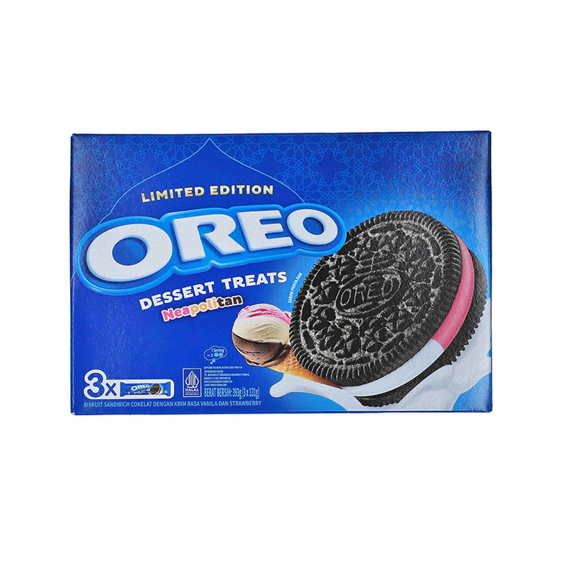 Küpsised Oreo Neapolitan jäätis 393g