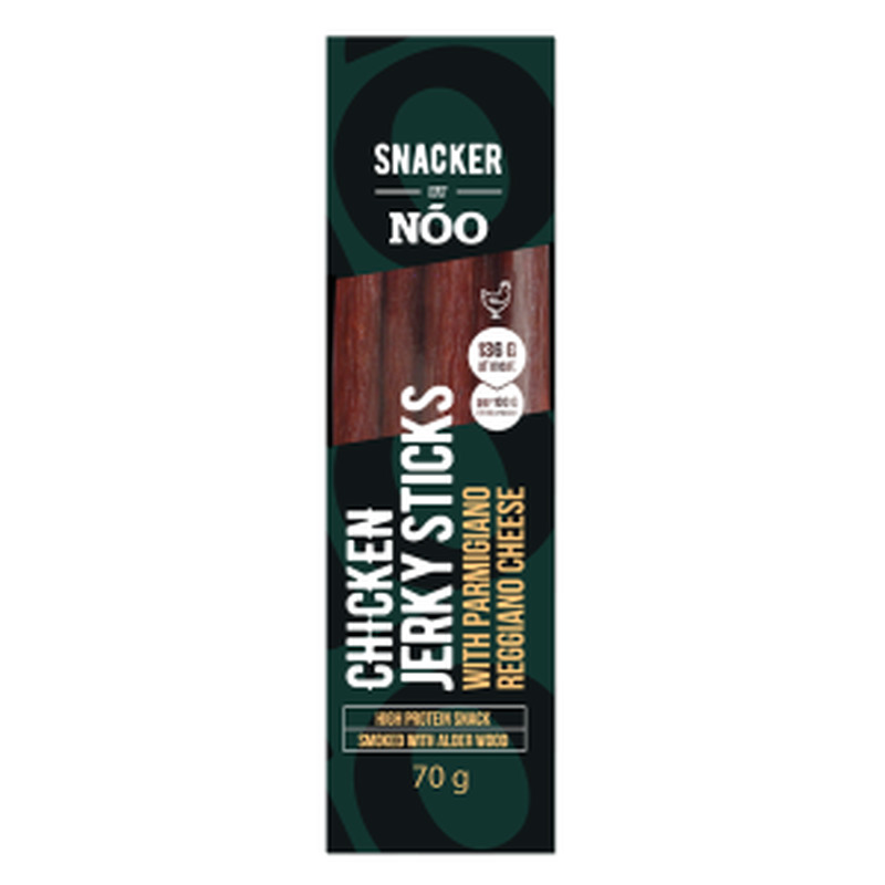 Broilerilihast Jerky Sticks Parmigiano Reggiano juustuga, NÕO, 70 g