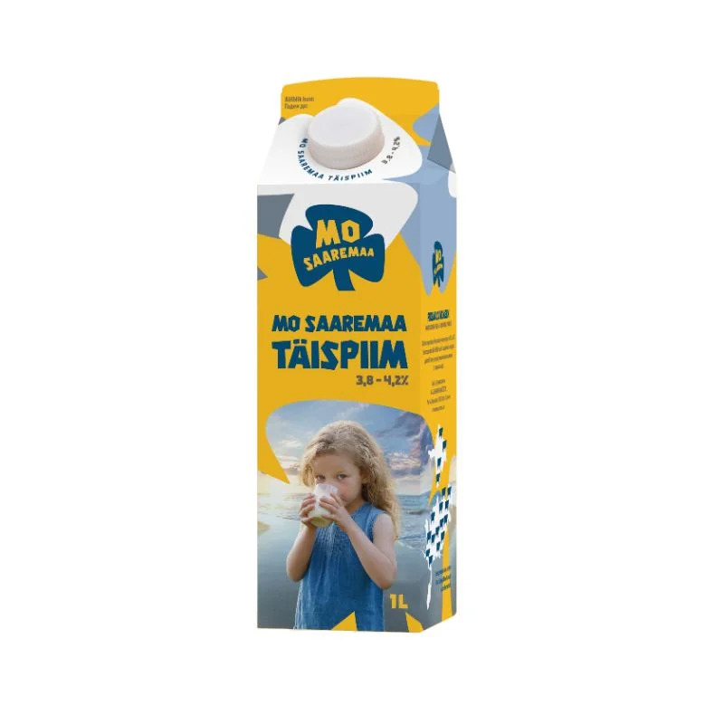 Täispiim 3,8–4,2%, MO SAAREMAA, 1 L