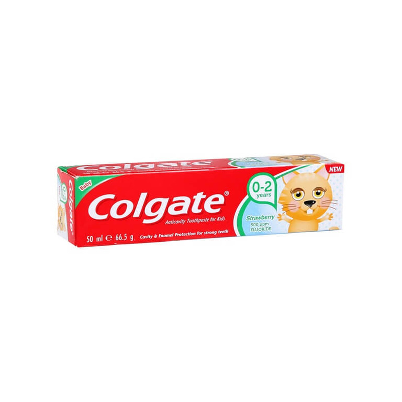 Hambapasta lastele 0-2a, maasikamaitseline, Colgate, 50ml