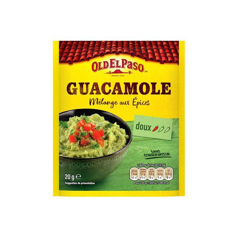 Guacamole-kastme maitseainesegu, OLD EL PASO, 20 g